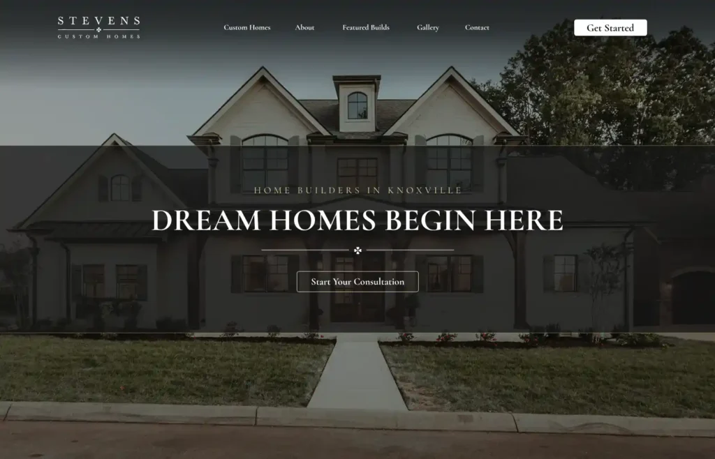 Stevens custom homes design